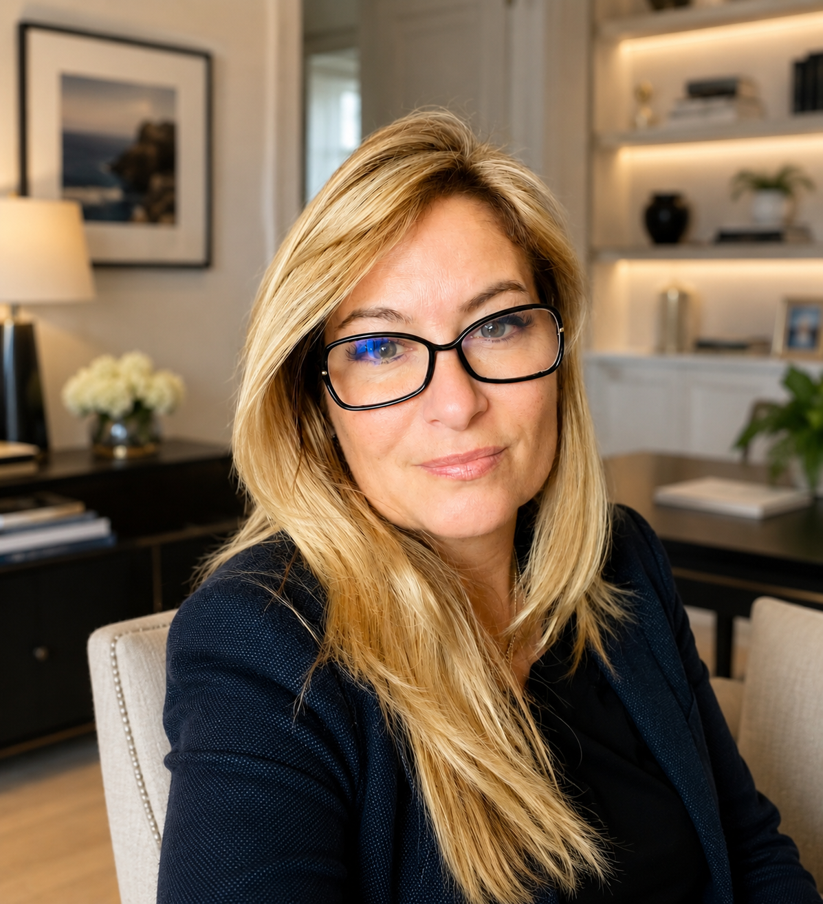 Portrait of Candice Saffer, Founder of CuratedHome.ai